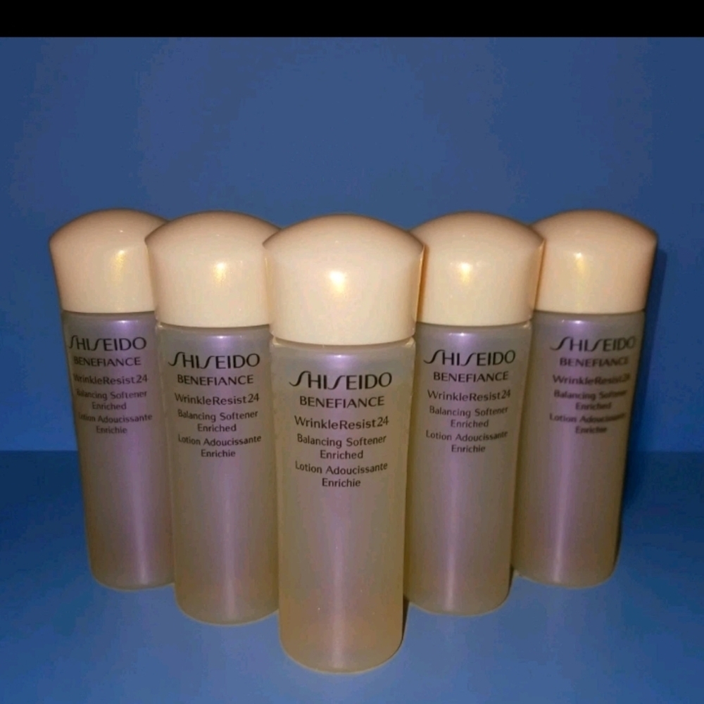 5 X Shiseido Benefiance WrinkleResist24 Softener